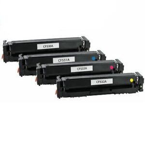 Cartuse imprimanta HP CF530A, CF531A, CF532A, CF533A - set compatibil - color