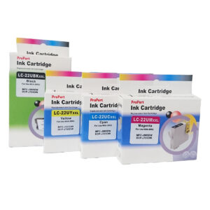 Set 4 cartuse compatibile Brother LC-22UBK Multicolor