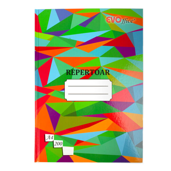 Registru repertoar A4 coperti cartonate 100 file dictando, index alfabetic